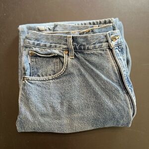 Carhartt Men’s flannel lined jeans 40x34 Relaxed Fit Straight Leg B172 DST